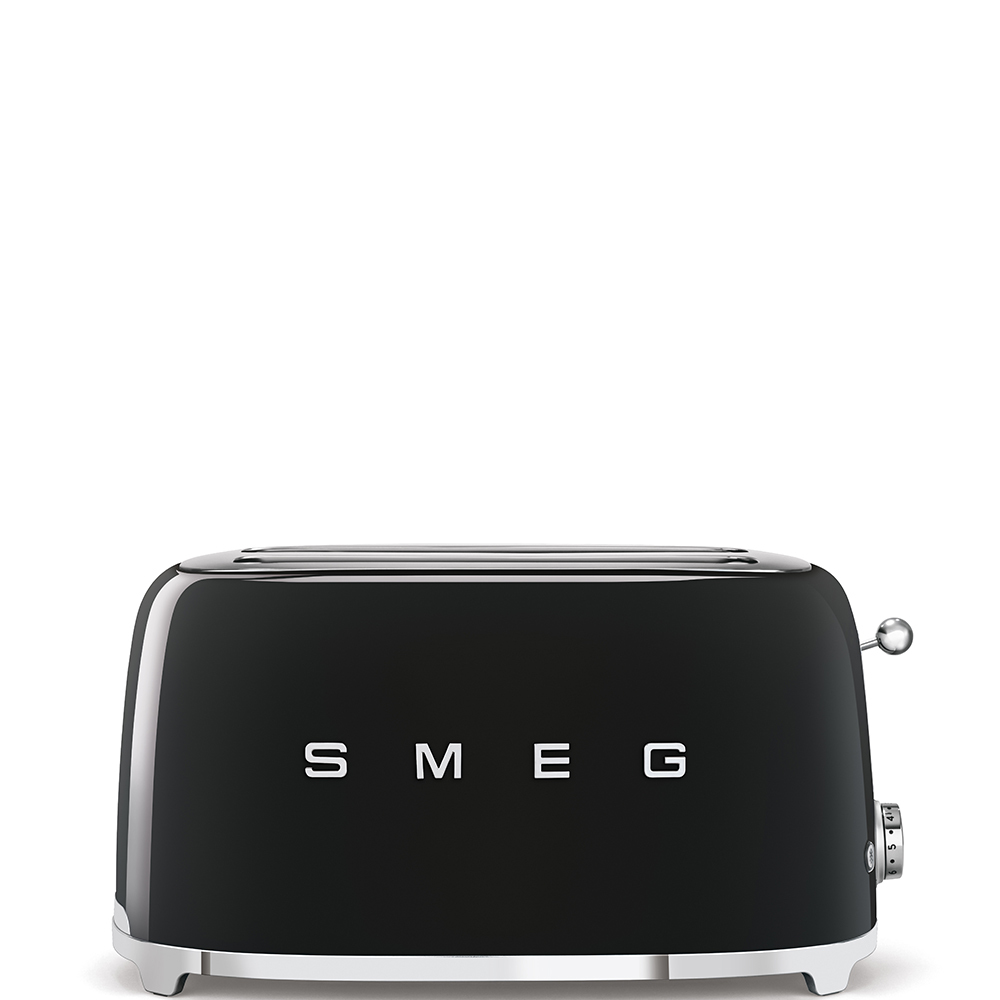 SMEG TOASTER 4X2 50´STYLE BLACK TSF02BLEU