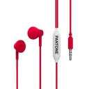 CELLY PANTONE RED CORDED HEADSET PT-WDE001R1