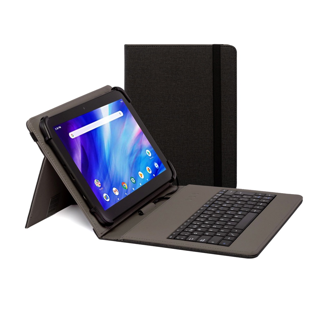 NILOX 9.7" TO 10.5" USB KEYBOARD CASE BLACK NXFU001