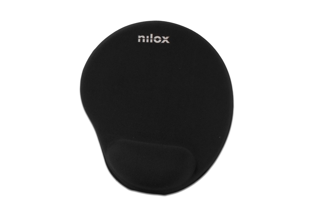 NILOX ERGONOMIC MOUSE PAD BLACK NXMPE01