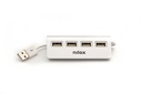 NILOX HUB 4 PORTS 2.0 NXHUB04ALU2 ALUMINIUM