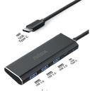 NILOX HUB USB C 3XUSB 3.0 1XUSBC NXHUBUSBC03
