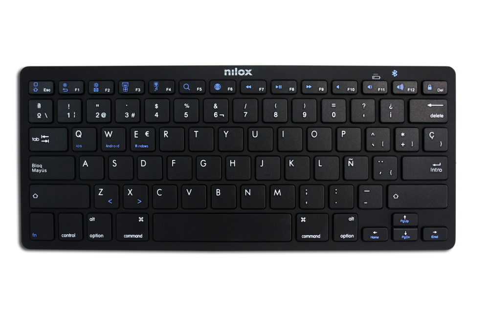 NILOX KEYBOARD BLUETOOTH NXKB01B BLACK