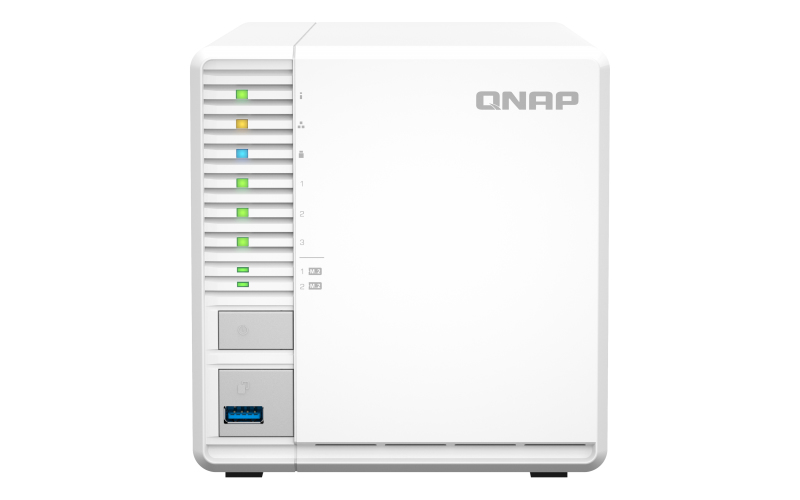 QNAP NAS TS-364-4G/ 3 BAYS 3.5"- 2.5"/ 4GB DDR4/ TOWER FORMAT