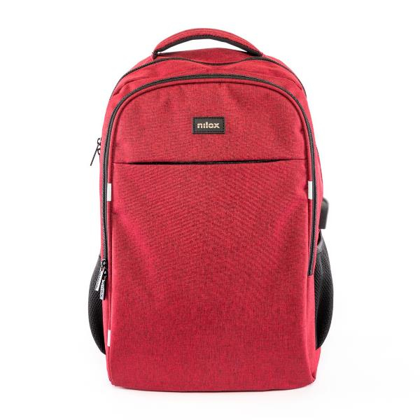 NILOX STYLE BACKPACK 15.6" NXBK042 RED