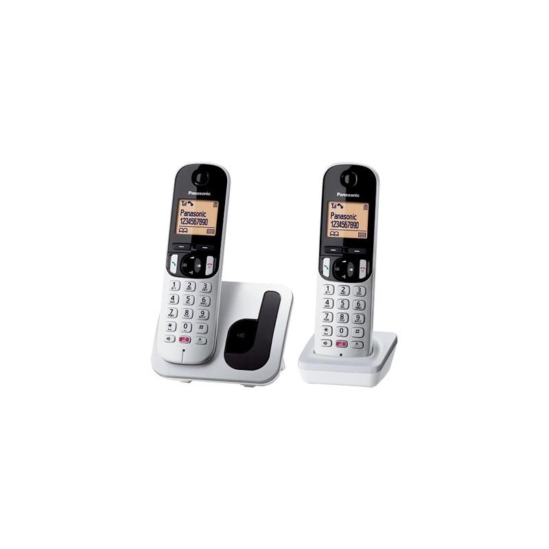 PANASONIC WIRELESS TELEPHONE KX-TGC252SPS GRAY AND BLACK