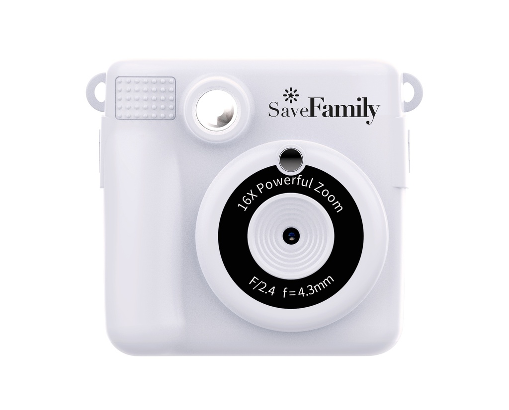 SAVE FAMILY CHILDREN'S INSTANT CAMERA WHITE
