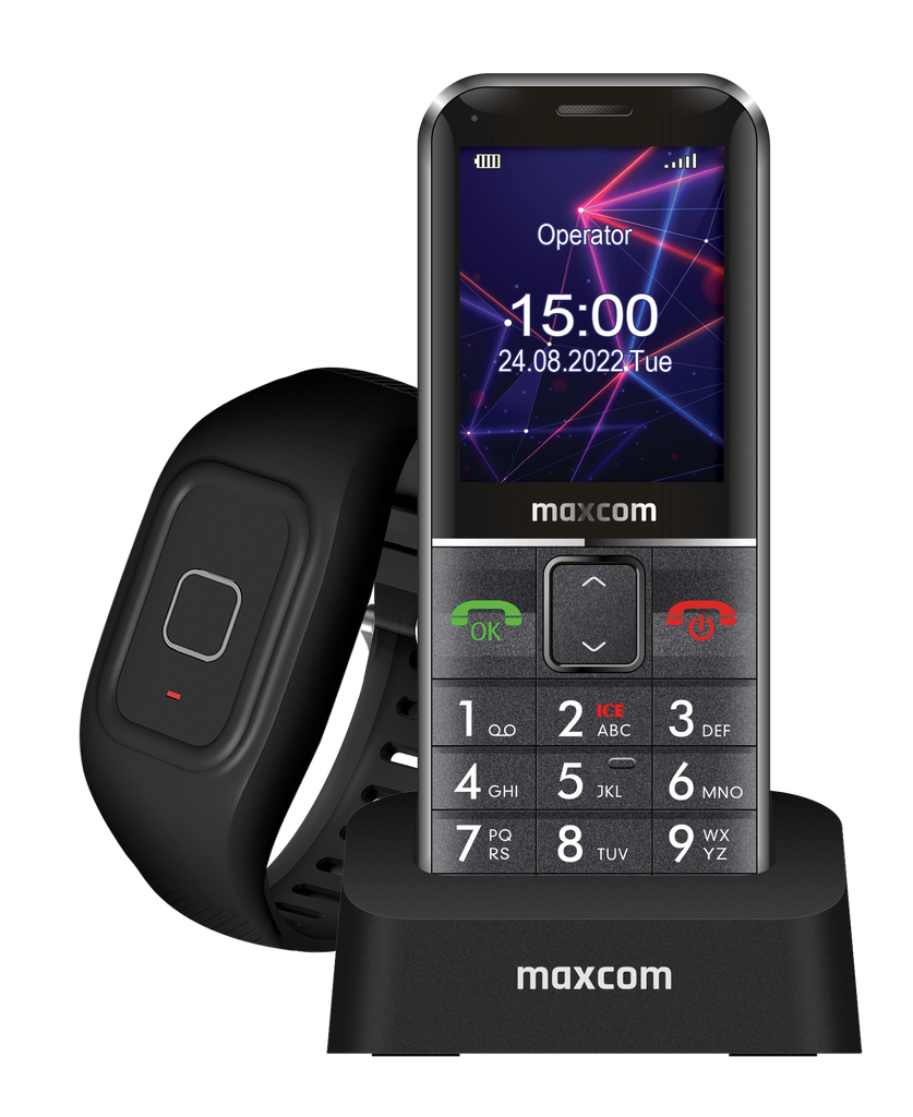 MAXCOM GSM COMFORT SENIOR MM735 8+16MB BLACK