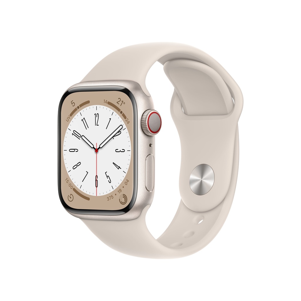 APPLE WATCH MNHY3TY/A SERIES 8 GPS+CELLULAR 41MM STARLIGHT ALUMINIUM