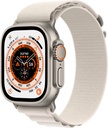 APPLE WATCH ULTRA MQFQ3TY/A GPS+CELLULAR 49MM TITANIUM CASE WITH STARLIGHT ALPINE LOOP-SMALL