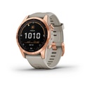 GARMIN FENIX 7S PREMIUM MULTISPORT GPS WATCH SOLAR ROSE GOLD
