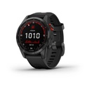 GARMIN FENIX 7S SOLAR PREMIUM MULTISPORT GPS WATCH  SLATE GRAY WITH BLACK BAND
