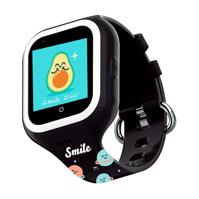 SAVEFAMILY ICONIC PLUS MR.WONDERFULL SMARTWATCH 4G BLACK SF-RINMW4G