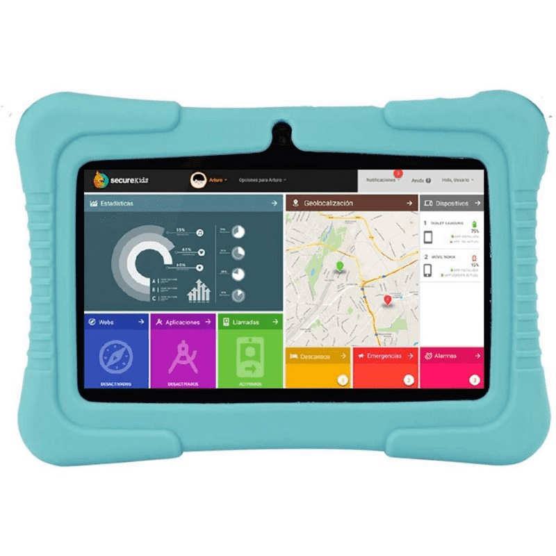 SAVEFAMILY TABLET KIDS 7" 1+16GB WIFI BLUE SF-TKA7