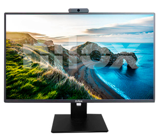 NILOX MONITOR 23.8" ADJUSTABLE WEBCAM AND PIVOT MULTIMEDIA HDMI AND VGA BLACK NXM24RWC01