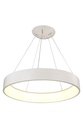 LAMPARA DE TECHO COLGANTE 45cms LED 32 W, ALUMINIO COLOR BLANCO CON LUZ CALIDA