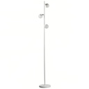 PIE DE SALON DECORATIVO ALTURA 165 cms  CON 3 LED DE  5W, ALUMINIO COLOR BLANCO Y ACRILICO MATE, CON TEMPERATURA DE LUZ DIMMABLE,CON CLASE DE EFICIENCIA ENERGETICA A++