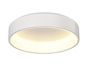 PLAFON DE TECHO 45cms LED 32 W, ALUMINIO COLOR BLANCO CON DE LUZ CALIDA