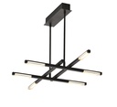 LAMPARA DE TECHO LED 27 W, ALUMINIO COLOR NEGRO CON LUZ CALIDA 2700K, TAMAÑO 90CM, EXTENSIBLE DE 32 A 34CM
