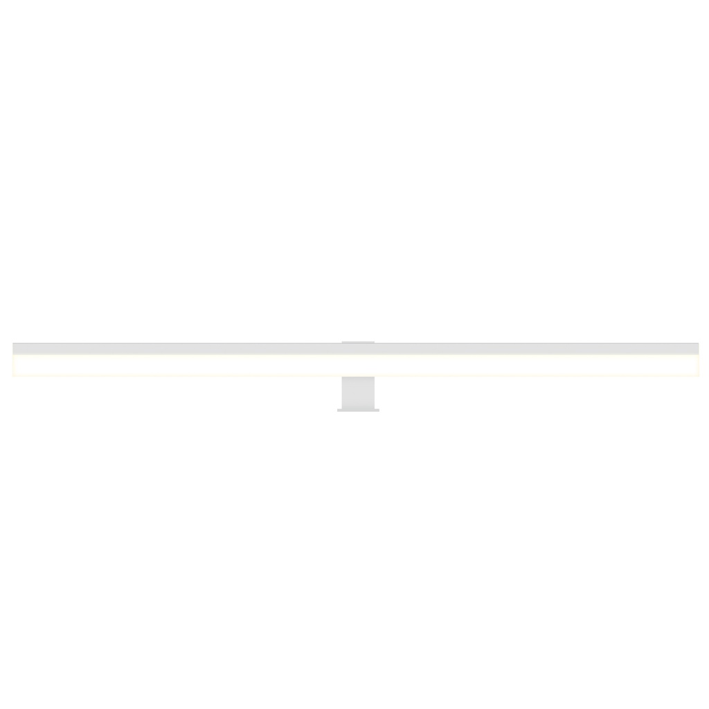 LAMPARA APLIQUE CUARTO DE BAÑO LED 19 W, ALUMINIO COLOR BLANCO CON TEMPERATURA DE LUZ CALIDA 3000K. 97X13X7