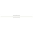 LAMPARA APLIQUE CUARTO DE BAÑO LED 19 W, ALUMINIO COLOR BLANCO CON TEMPERATURA DE LUZ CALIDA 3000K. 97X13X7