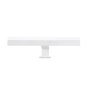 LAMPARA APLIQUE CUARTO DE BAÑO LED 7 W, ALUMINIO COLOR BLANCO CON TEMPERATURA DE LUZ CALIDA 3000K .36x12x6
