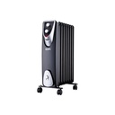 RADIADOR MODELO "BLACK EDITION" -  SIN ACEITE - (8 ELEMENTOS) - 1500W - EDM