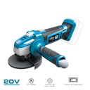 AMOLADORA 20V (SIN BATERÍA NI CARGADOR) Ø115mm 28,9x23,9cm KOMA TOOLS PRO SERIES BATTERY