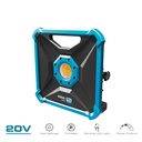 FOCO PROYECTOR LED 20W 1800 LUMENS (SIN BATERÍA NI CARGADOR) 22,8x7x22,8cm KOMA TOOLS PRO SERIES BATTERY