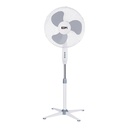 VENTILADOR DE PIE BLANCO POTENCIA: 45W ASPAS: Ø40cm ALTURA REGULABLE 105-125cm EDM