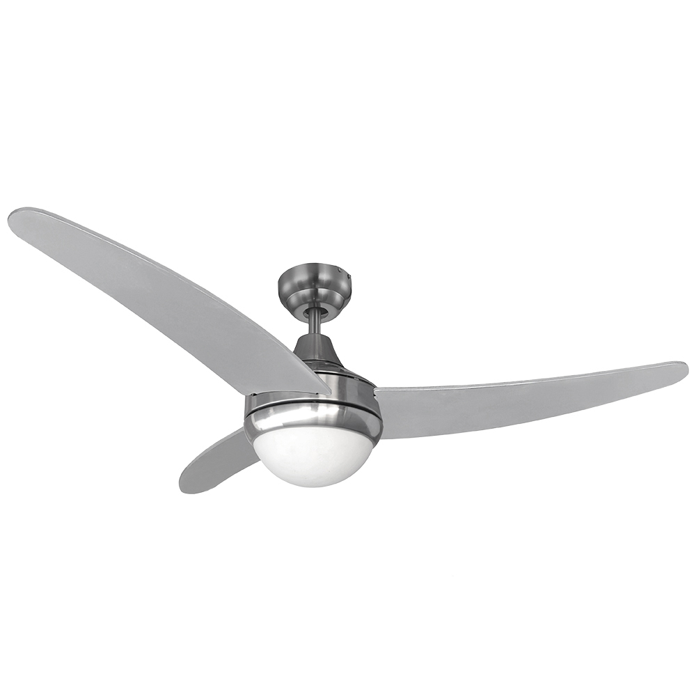 VENTILADOR DE TECHO MODELO EGEO CROMADO POTENCIA: 60W ASPAS: Ø122cm CON MANDO A DISTANCIA EDM