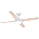 VENTILADOR DE TECHO DE LED MODELO CHUKOTKA MADERA/BLANCO POTENCIA: 28W ASPAS: Ø132cm CON MANDO A DISTANCIA EDM