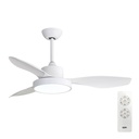 VENTILADOR TECHO LED 120cm DC 38W + LUZ 22W 2.160lm 3.000K - 4.000K - 5.000K MOD. ÁRTICO EDM