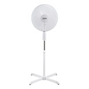 VENTILADOR DE PIE BLANCO POTENCIA: 50W ASPAS: Ø40cm ALTURA REGULABLE 110-130cm EDM