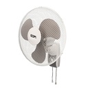 VENTILADOR DE PARED. BLANCO. POTENCIA: 45W ASPAS: Ø40cm Ø43cm EDM