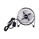 MINI VENTILADOR INDUSTRIAL DE SOBREMESA CROMADO POTENCIA: 15W ASPAS: Ø10x15cm EDM