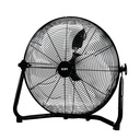 VENTILADOR INDUSTRIAL DE SUELO NEGRO 130W ASPAS: Ø50x58cm EDM