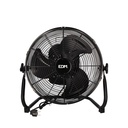 VENTILADOR INDUSTRIAL DE SUELO OSCILANTE NEGRO POTENCIA: 45W ASPAS: Ø35x44,5cm EDM