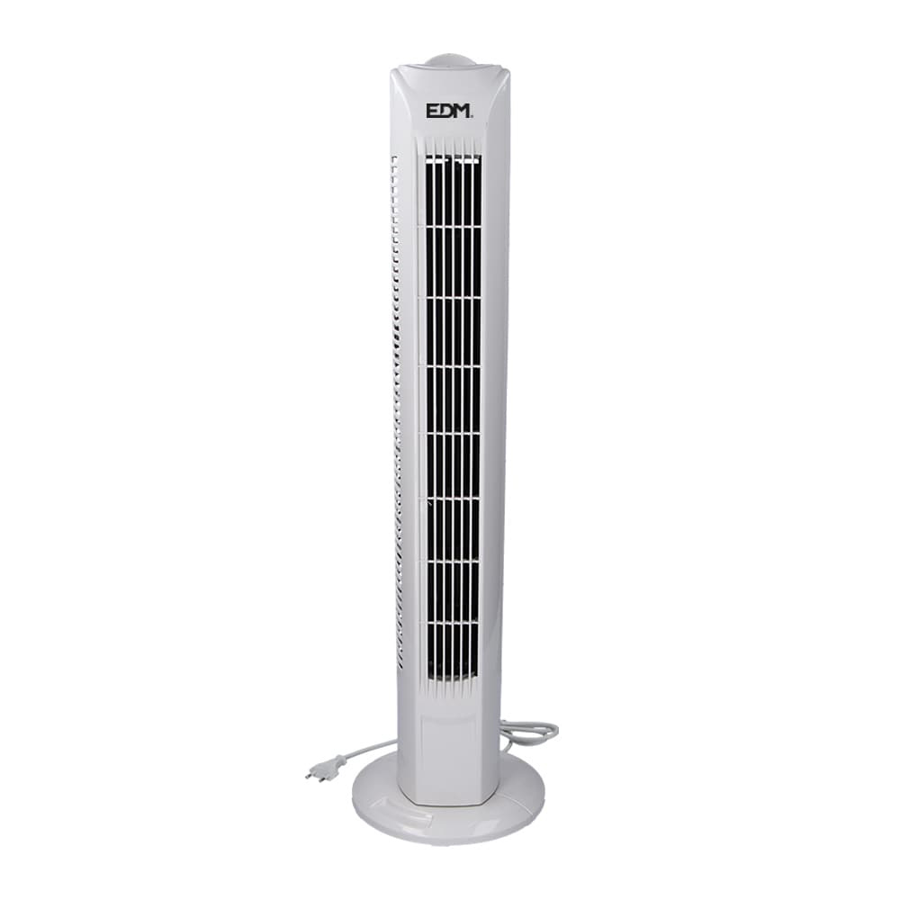 VENTILADOR DE TORRE POTENCIA: 45W BLANCO 21x78cm EDM