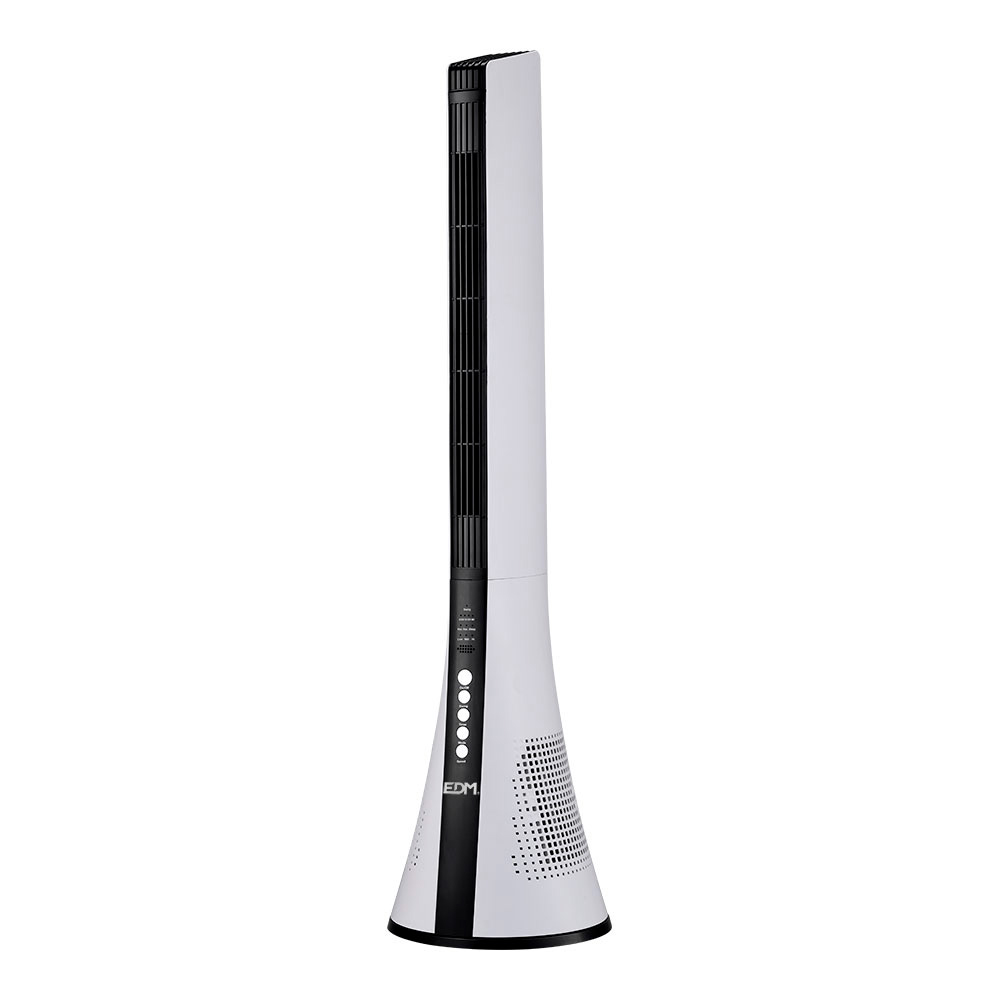 VENTILADOR DE TORRE POTENCIA: 50W CON MANDO A DISTANCIA BLANCO 28,5x27,8x110,8cm EDM