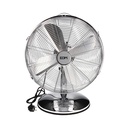 VENTILADOR DE SOBREMESA CROMADO POTENCIA: 60W ASPAS: Ø40x55cm EDM