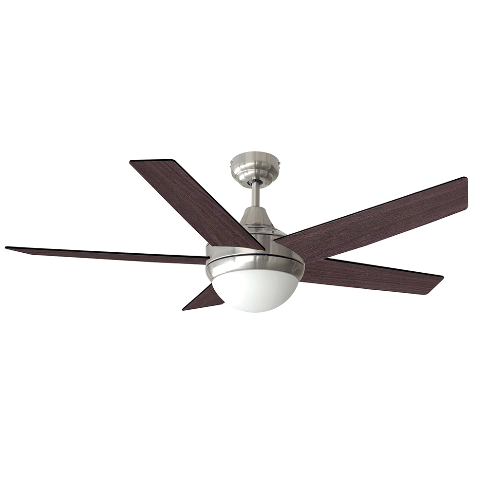 VENTILADOR DE TECHO MODELO ADRIATICO WENGUE/NIQUEL SATIN POTENCIA: 60W ASPAS: Ø132cm CON MANDO A DISTANCIA EDM