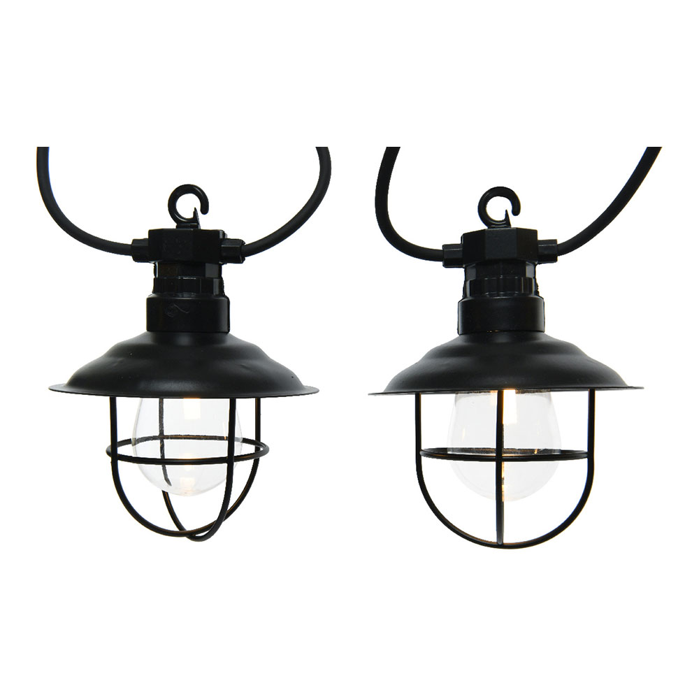ULT. UNIDADES GUIRNALDA FAROLES EXTERIOR 9,5m 10 LEDS IP44 LUZ CALIDA LUMINEO