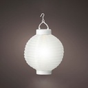 LAMPARA SOLAR BLANCA Ø20x23cm