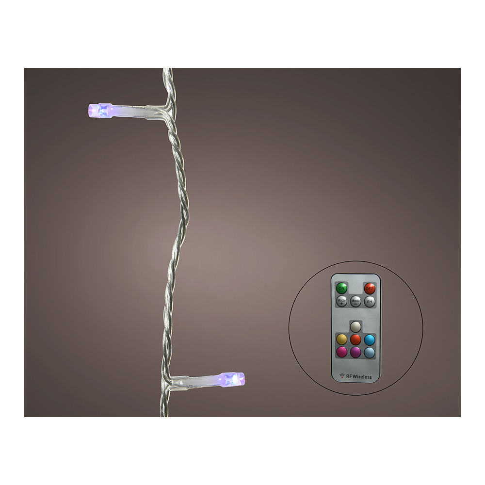 ULT. UNIDADES GUIRNALDA LED DANZANTE CON MANDO 14,9m 100 LEDS IP44
