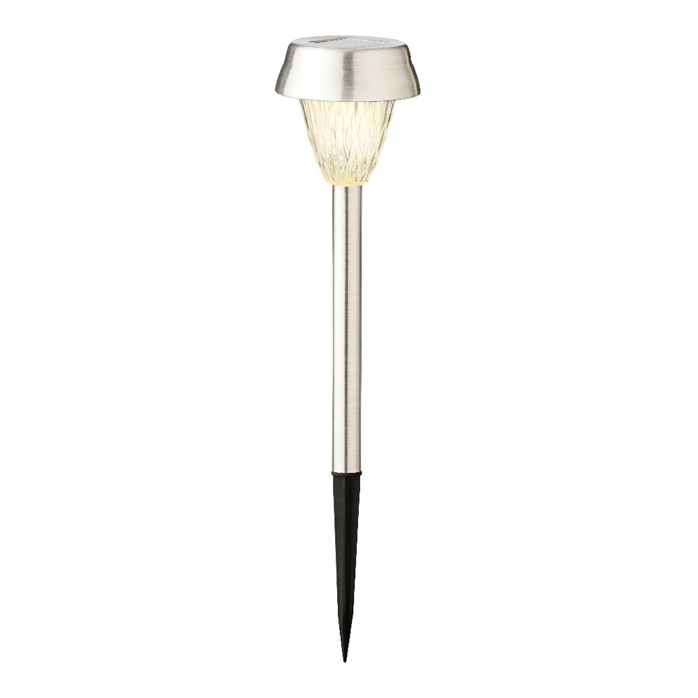 SET 4 BALIZAS INOX LUZ CALIDA 24X8CM LUMINEO
