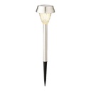 SET 4 BALIZAS INOX LUZ CALIDA 24X8CM LUMINEO