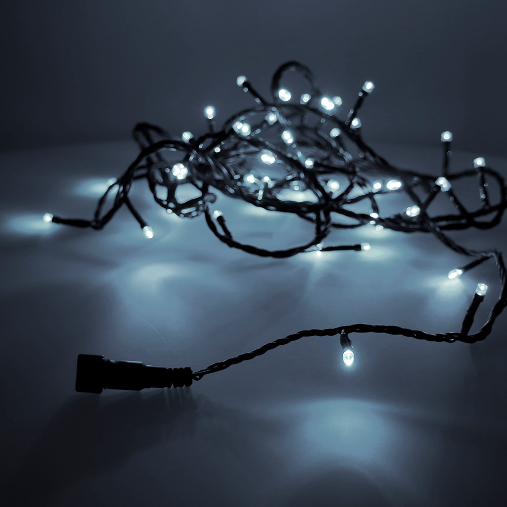 GUIRNALDA  EASY-CONNECT 4m 60 LEDS BLANCO FRIO IP44 30V (IP44 INTERIOR-EXTERIOR) EDM TOTAL 1,08W