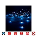 CORTINA EASY-CONNECT 2x1m 10 TIRAS 100 LEDS AZUL 30V (INTERIOR-EXTERIOR) EDM TOTAL 1,8W