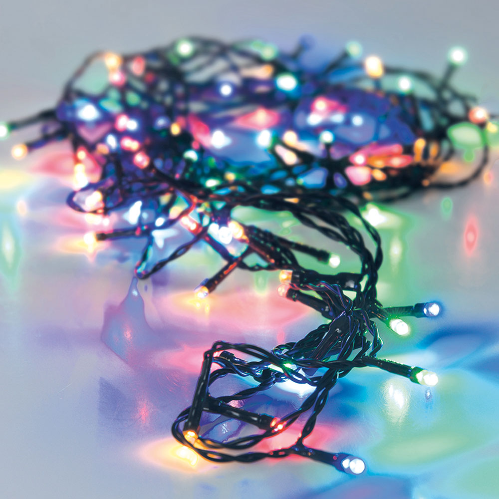 GUIRNALDA LED "TIPO ESPINO" 700 LEDS MULTIFUNCION MULTICOLOR 17m